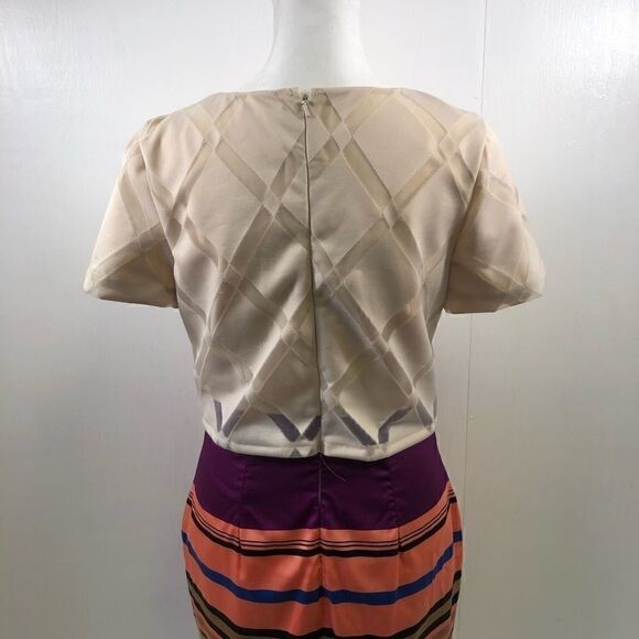 Weston NWT Multicolor Short Sleeve Dress Size 4 - Picture 5 of 10